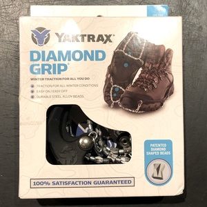YakTrax Diamond Grip traction devices. NWT. Size L.